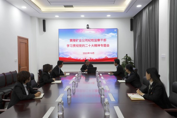 南宫ng·28集團紀委積極組織各級紀檢監察幹部學習黨的二十大精神